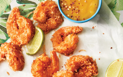 Coconut Shrimp with Mango Sauce