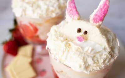 Easter Bunny Strawberry Parfait