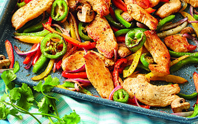 Sheet Pan Chicken Fajitas